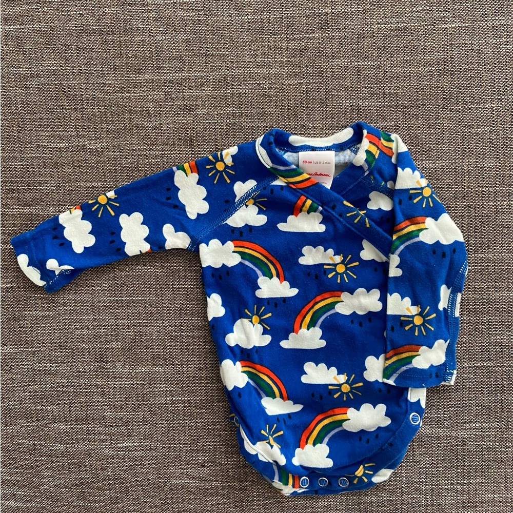 Hanna Andersson Rainbow Baby Onesie